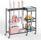 Broom and Mop Holder, MUNNAR Broom Closet Storage Cabinet by MUNNAR