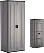 Suncast Tall Storage Cabinet for Garage Organization by Unknown