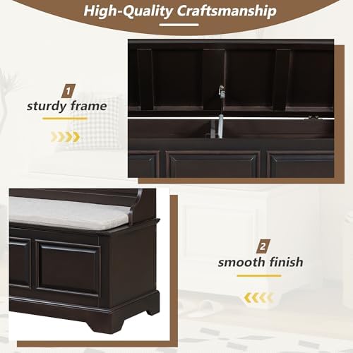 Knocbel Rustic Entry Storage Bench - Image 4