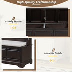 Knocbel Rustic Entry Storage Bench - Image 4