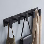 Black Coat Wall Mounted Rack - Image 2