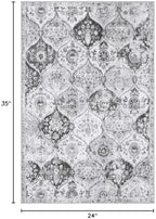 Lahome Moroccan 2x3 Rugs for Entryway, Soft Kitchen Rugs Non Slip Washable - Image 2