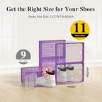 Kuject X-Large Shoe Storage Boxes 12 Pack - Image 2