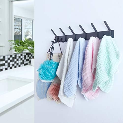 WEBI Coat Rack Wall Mounted, 5 Coat Hooks - Image 4