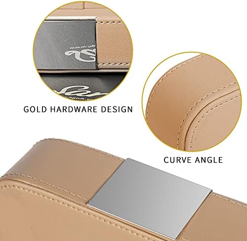 SANZIE Luxury Leather Tray Desktop Storage Small Catchall Organizer Decorative - Image 3