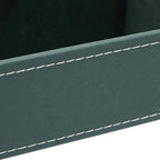Juvale 5 Compartment Emerald Green Leather Valet Tray - Image 6