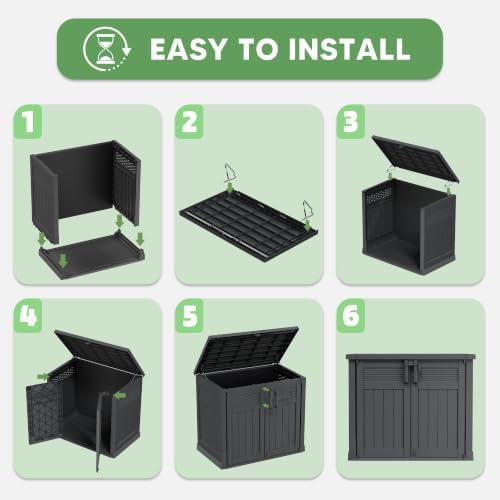 Large Outdoor Storage Box 51 Cu Ft - Image 7