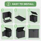 Large Outdoor Storage Box 51 Cu Ft - Image 7