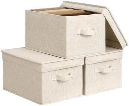 StorageWorks Fabric Storage Bins, Storage Basket by StorageWorks