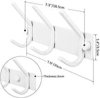 WEBI Coat Rack Wall Mount, Coat Hooks Wall Mounted, Coat Hanger Wall, Hook Rack - Image 3