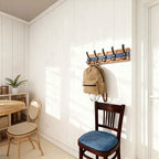 SKOLOO Rustic Wall Mounted Coat Rack - Image 3