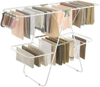 SONGMICS Clothes Drying Rack, Foldable 2-Level Stee Laundry Drying Rack by SONGMICSbySONGMICSHOME