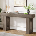 Tribesigns Farmhouse Console Table, 63-Inch Long Narrow Sofa Table Behind The by Tribesigns