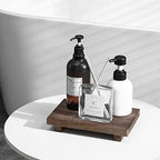 Wood Bathroom Tray Farmhouse Decor Kitchen Soap Holder - Image 2