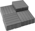PrimeZone 36 PCS Plastic Interlocking Patio Deck Tiles Outdoor All Weather by PrimeZone