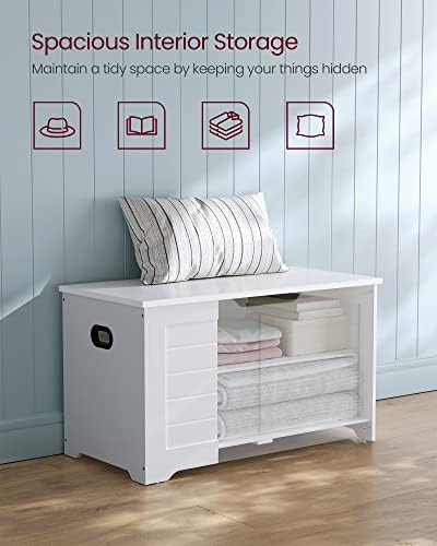 VASAGLE Storage Chest, 31.5 Inches Width Bench - Image 5