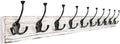 IBosins Vintage White Wall Mounted Coat Rack by IBosins