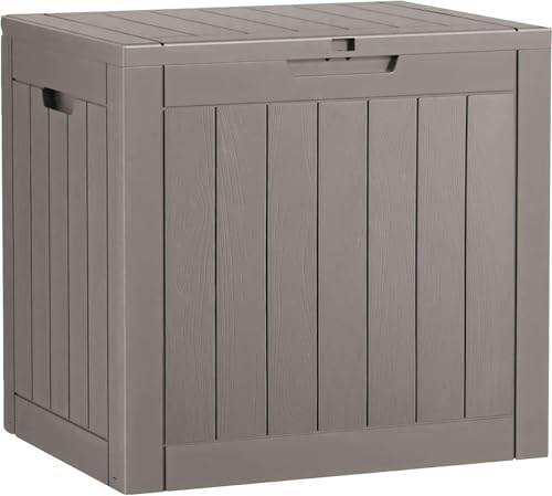 Outdoor Storage Box Waterproof, 35 Gallon Deck Box by WTFGO