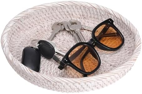 Hipiwe Round Key Basket Bowl for Entryway by Hipiwe
