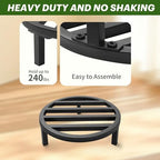 3 Pack 10.2 Inch Metal Plant Stands Outdoor Indoor Pot Riser - Image 3