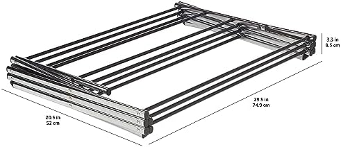 Amazon Basics Foldable Portable Metal Clothes Drying Rack - Image 5