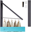 Ithywat Retractable Clothes Drying Rack, Space Saver Wall Mounted Folding Hanger by RimiWorld