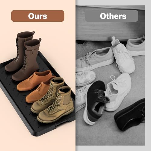 Heavy Duty Boot Trays Natural Rubber Shoe Mat Tray - Image 4