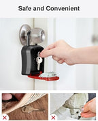 Puroma Key Lock Box Outdoor 4 Digit Code Combination Lockbox House, 1 Red - Image 6
