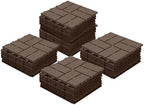 Interlocking Deck Tiles Outdoor Waterproof, Composite Patio Flooring by SHPAIDIRECT