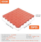 VEVOR Garage Floor Tiles 12 x 12 x 0.53 inch, Interlocking Design Ease of - Image 7
