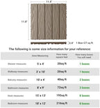 27 PCS Interlocking Deck Tiles, 12x12 PE Plastic Patio Flooring, Outdoor & - Image 2