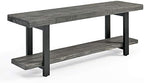 Pomona Solid Wood Entryway Bench by AlaterreFurniture
