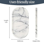 Koville Natural Marble Tray, Catchall - Image 2