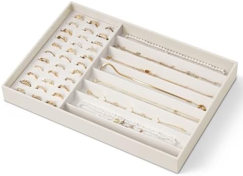 VLANDO Stackable Jewelry Tray, Drawer Organizer by VLANDO