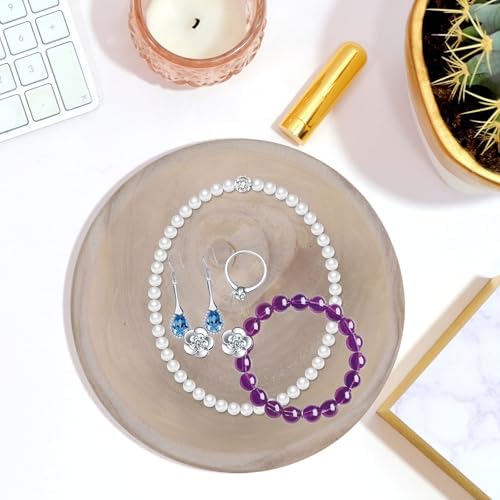 SHINEOFI Wooden Jewelry Dish Tray - Image 4