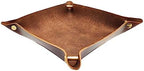 Leather Valet Tray Entryway Catchcall Tray Nightstand Organizer Storage - Image 6
