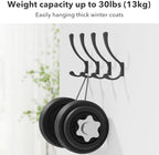 Coat Hooks Wall Mounted, Heavy Duty Hooks Hanging Towel - Image 2