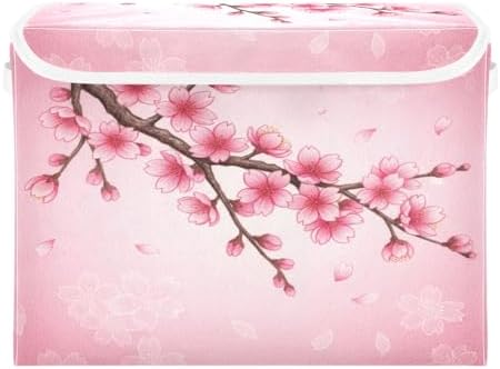 Bolaz Spring Cherry Blossom Background Storage Bins - Image 2