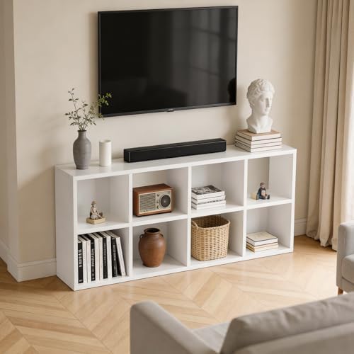 LUCKLIFE 8-Cube Storage Organizer, Modular Bookcase Shelf - Image 3