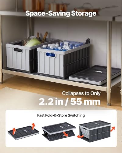 VEVOR Plastic Collapsible Storage Bins - Image 4