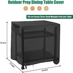 Dining Cart Cover for Feasto 34 In Three-Shelf Movable Table - Image 2