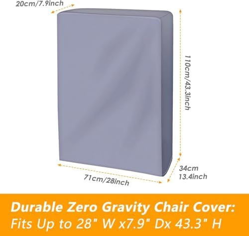 Outdoor Zero Gravity Folding Chair Cover - Image 2