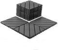 44 Pack Interlocking Deck Tiles, All-Weather Outdoor Deck Tiles by Unknown