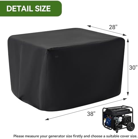 Waterproof Generator Covers for Outside, Heavy Duty Thicken 900D Polyester - Image 2