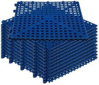 12 Pack 12"x12" 1/2" Thick Non Slip Interlocking Self Drainage Tiles by MyteeProducts