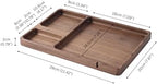 Walnut Wooden Valet Tray – Bedside Table Organizer - Image 2