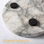 Koville Turkish Natural Travertine Tray, Catchall Tray - Image 5