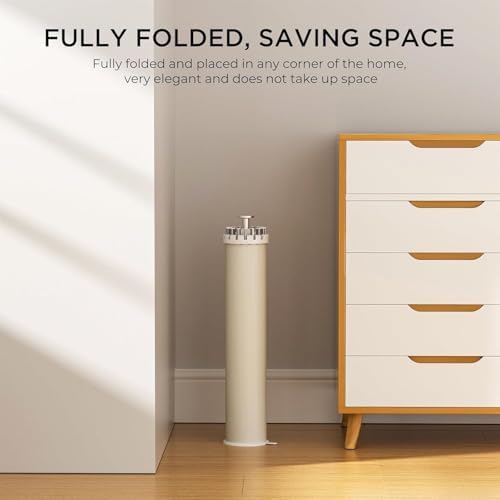 Aluminum Tripod Clothes Drying Rack, Foldable Portable Garment Stand, Space - Image 5