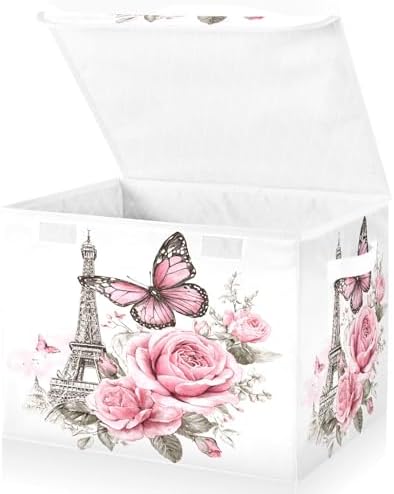 Bolaz Bow Flower Eiffel Tower Storage Bins by Unknown