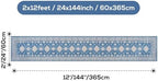2x12 Runner Rug Washable Non Slip Boho Floor Mat - Image 2
